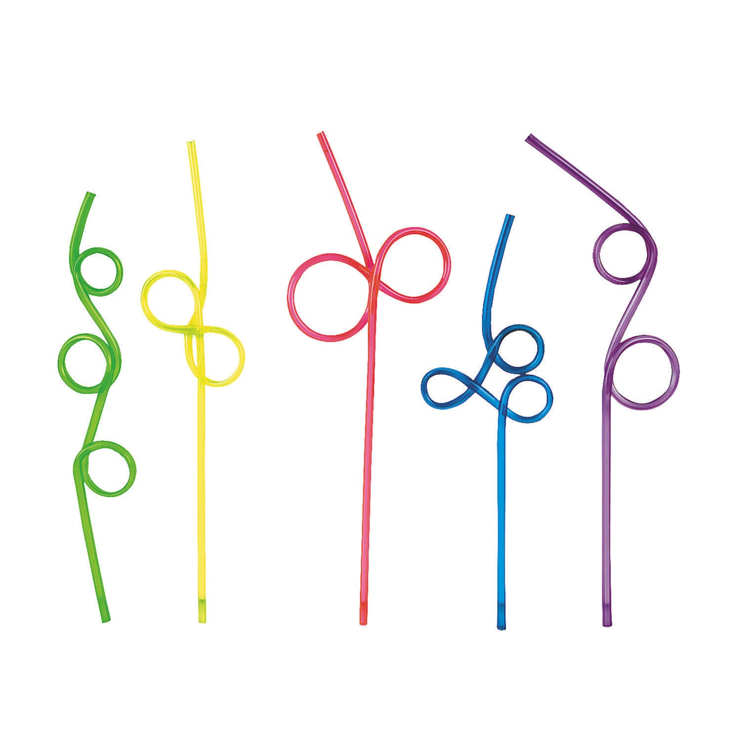 Crazy Loop Drinking Straw Assortment (DZ)