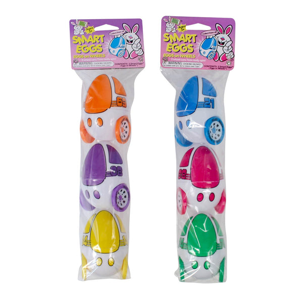 Smart Eggs Assorted 3.25" (3 Pack)
