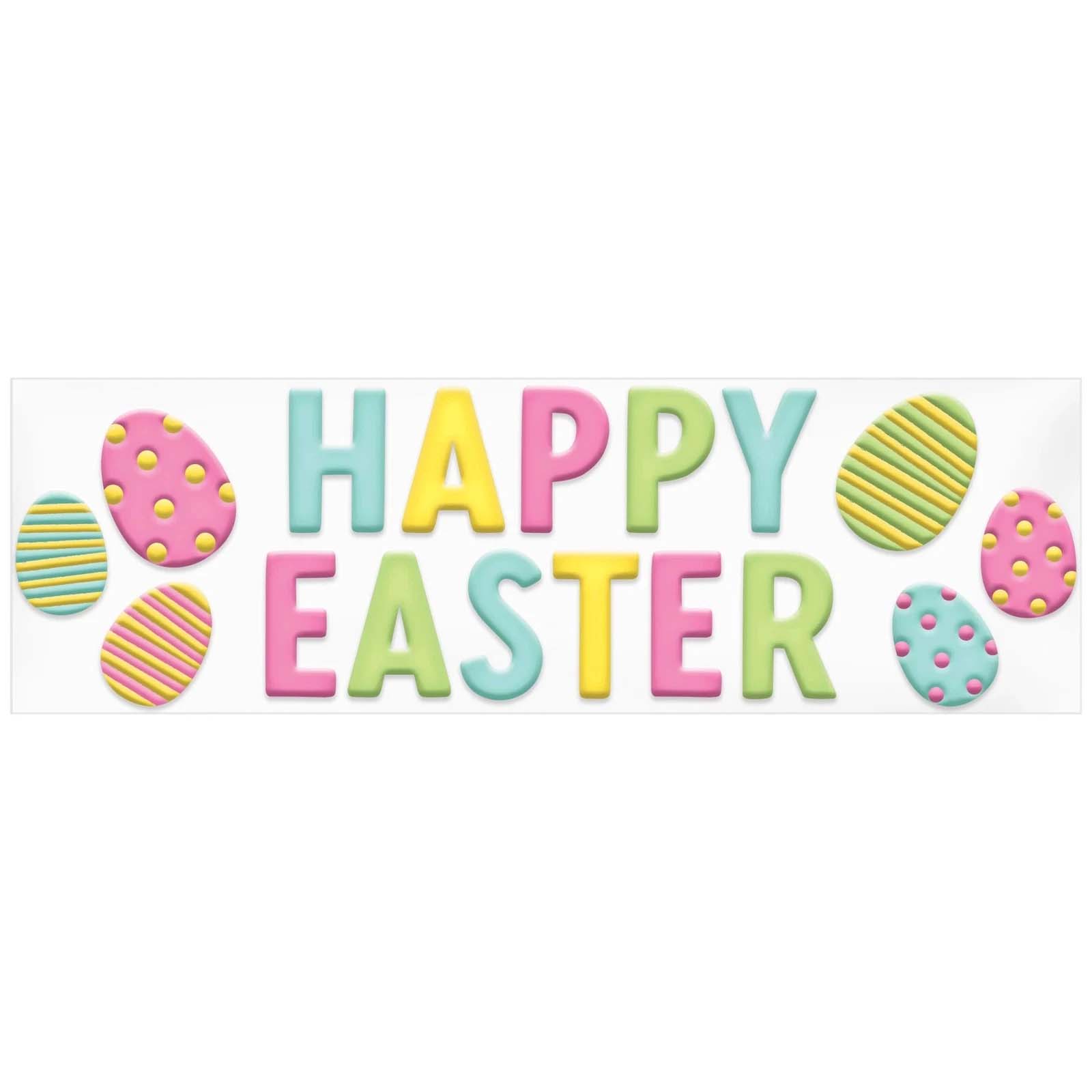 Happy Easter Gel Cling 19