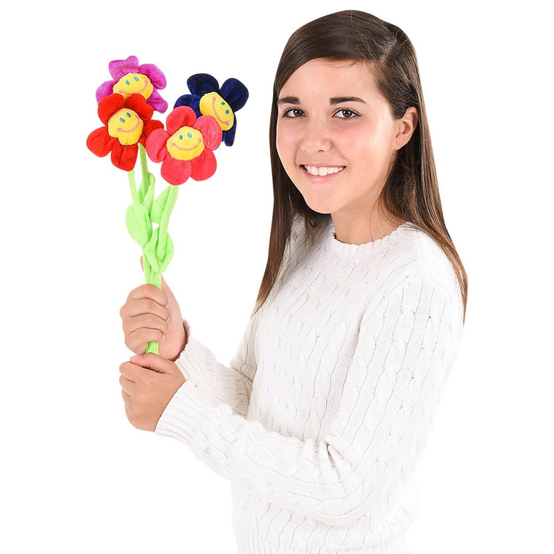 Woman holding bendable Stem Flower