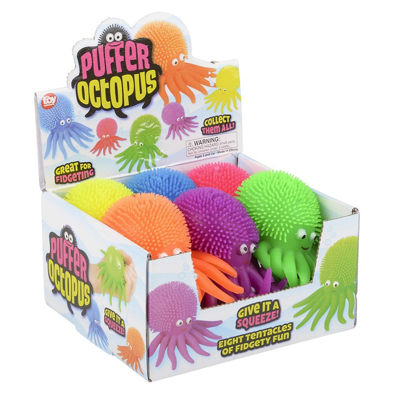 Puffer Octopus display box