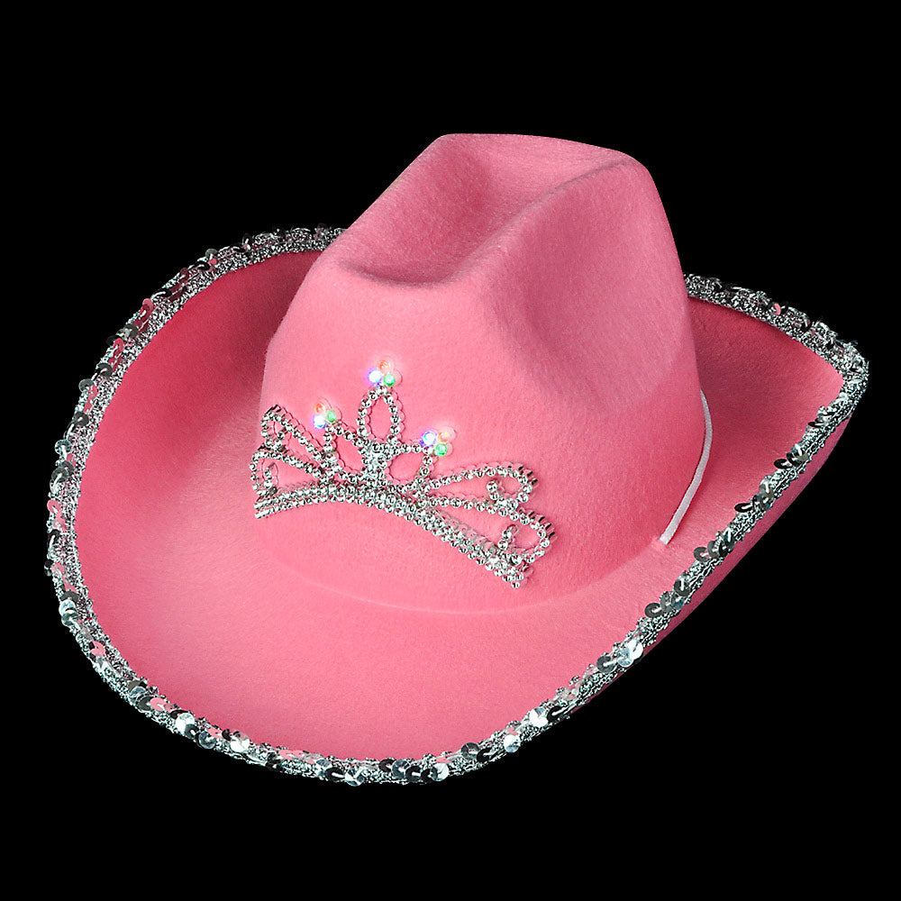 Light Up Child Size Cowgirl Hat (EACH) - Main Image