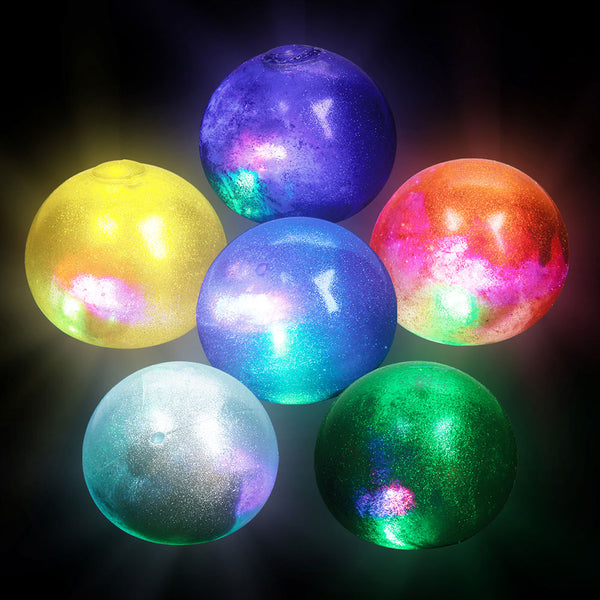 Light Up Galaxy Squeeze Ball 2.5" (DZ)