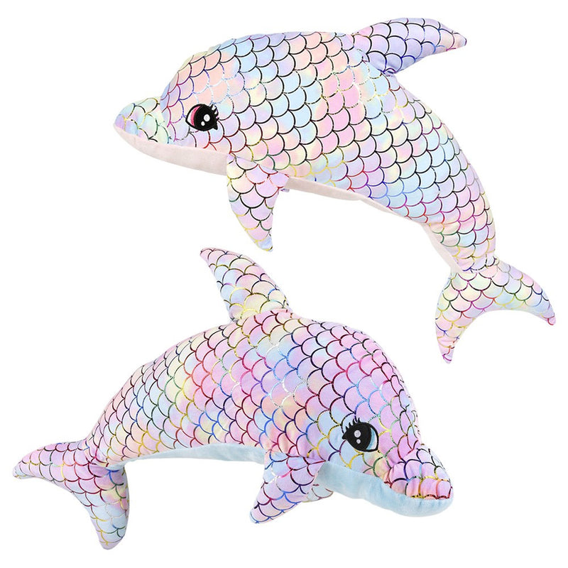 Plush Rainbow Dolphins