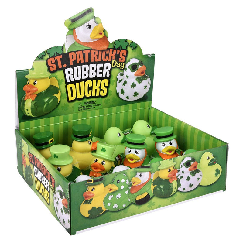 St. Patrick's Day Rubber Duckies 3.5" (DZ)