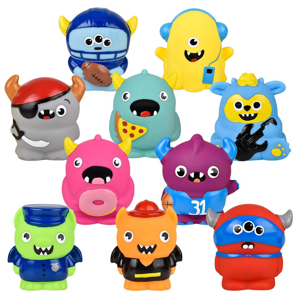 monsters toys Big Rubber Monster Collectible Assorted 6" (EACH)