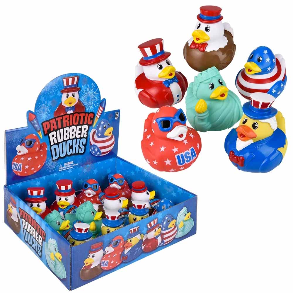 Patriotic Rubber Duck Assortment 3.5