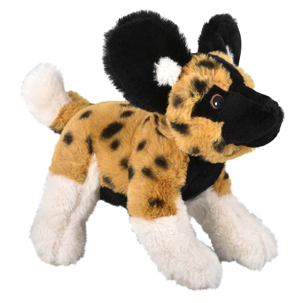 Plush Eco Pounce Pal African Wild Dog 8