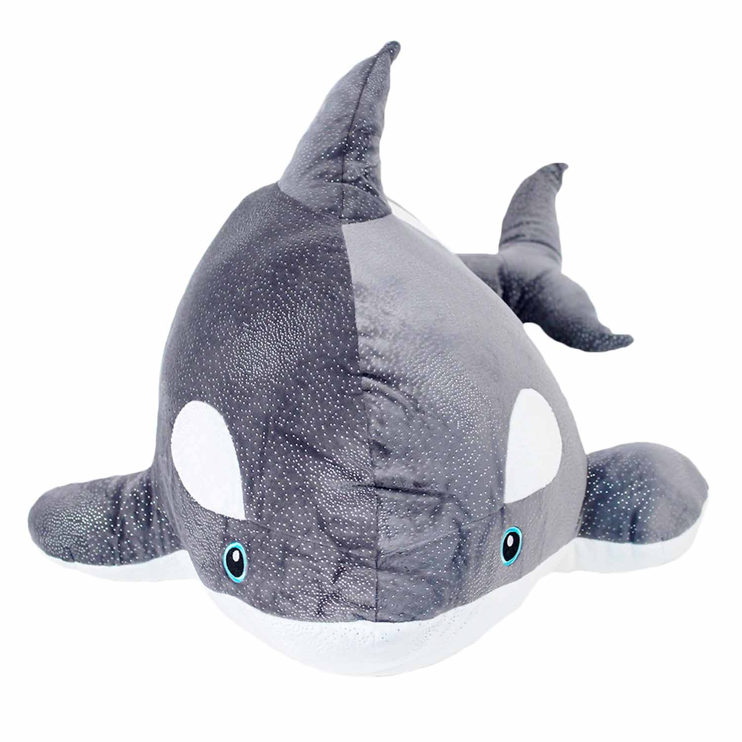Plush Gray Orca 40