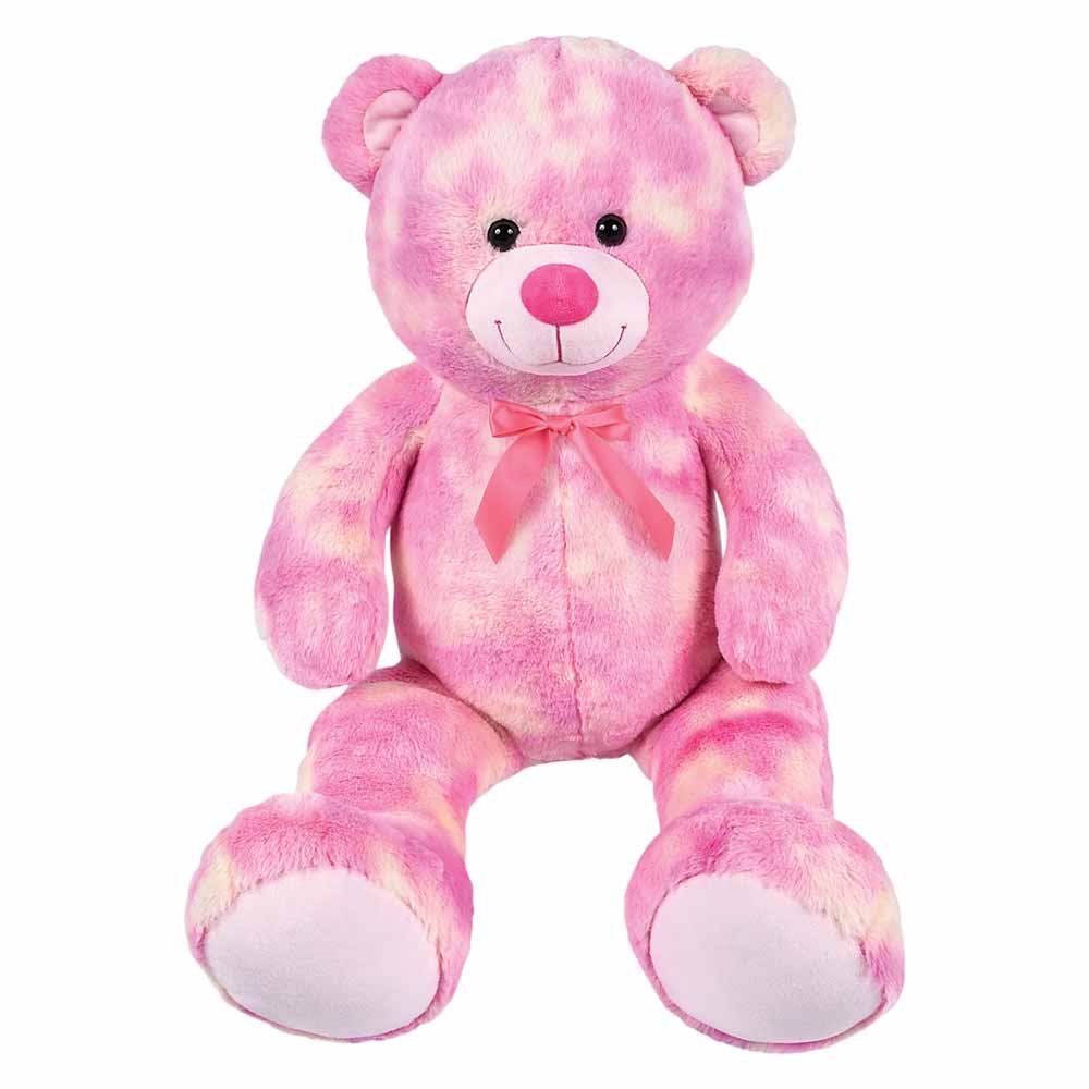 Plush Pink Tie Dye Bear 36