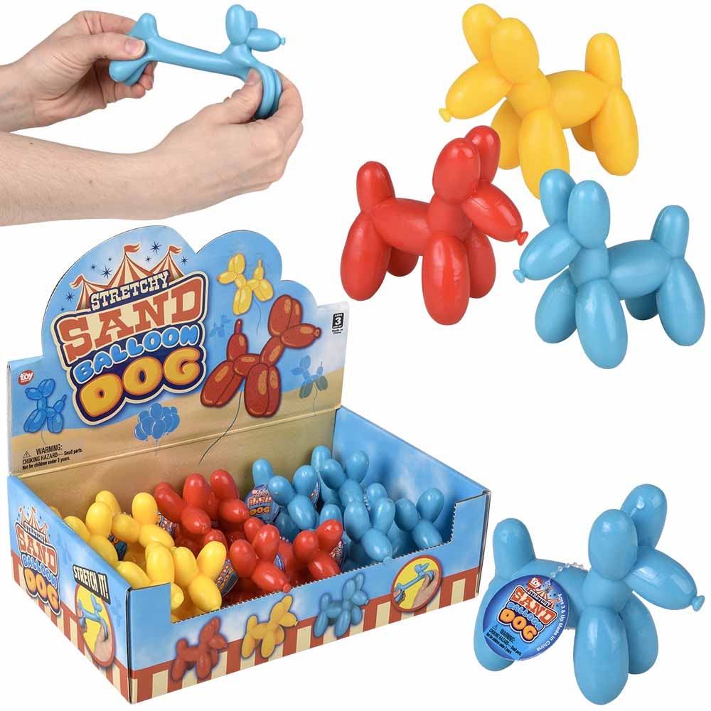 Stretchy Sand Balloon Dog Assortment 3.5