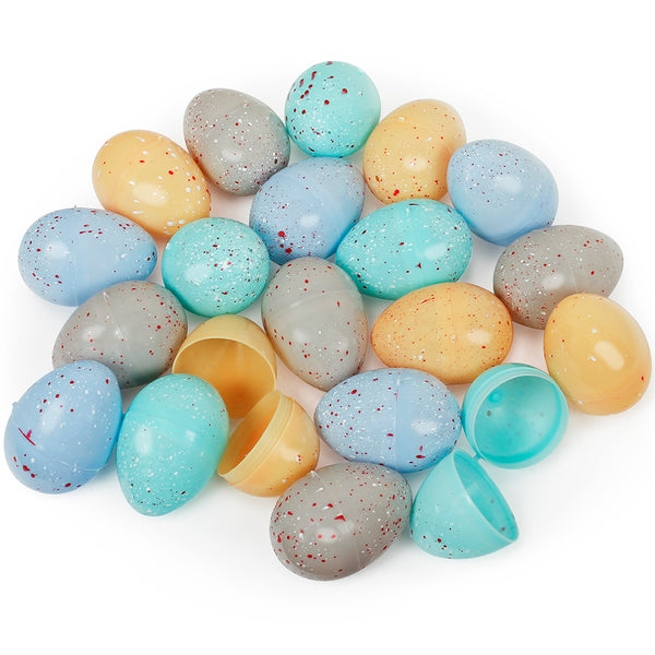 Empty Plastic Easter Eggs 2-1/4" Speckled (100 PACK)