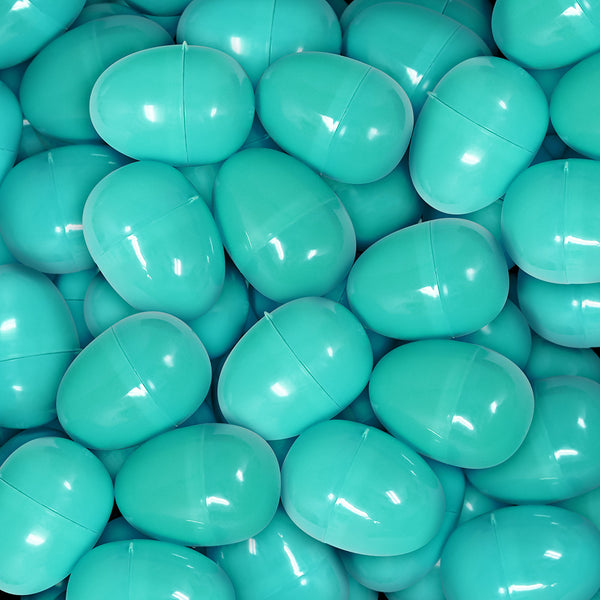 Empty Plastic Easter Eggs 2-1/3" Teal (1000 PACK)