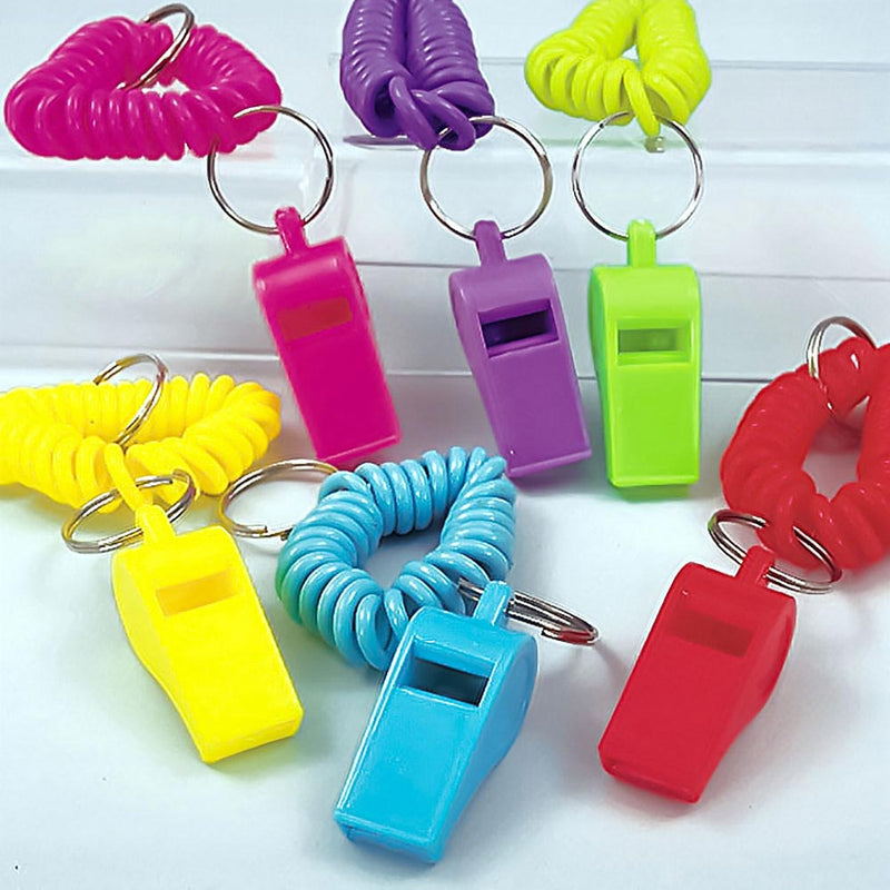 Coiled Bracelet Whistle Keychain (DZ)