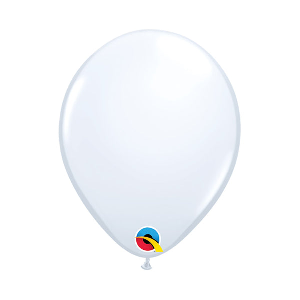 White Latex Balloons 5" (100 PACK)