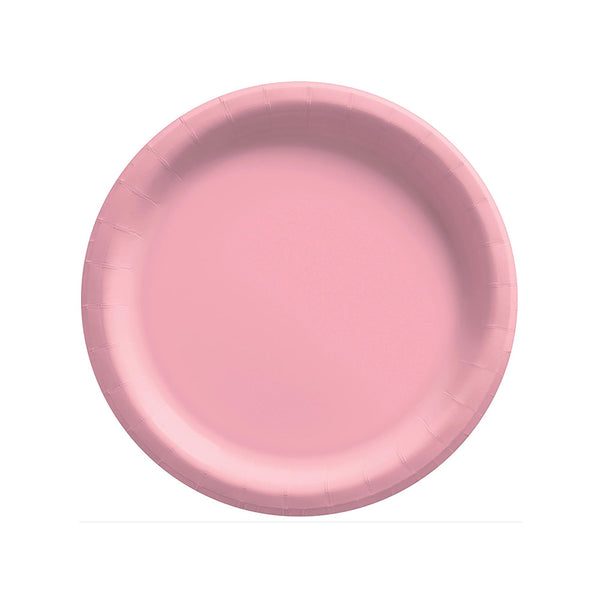 Round Paper Plates Pink 6.75" (20 PACK)