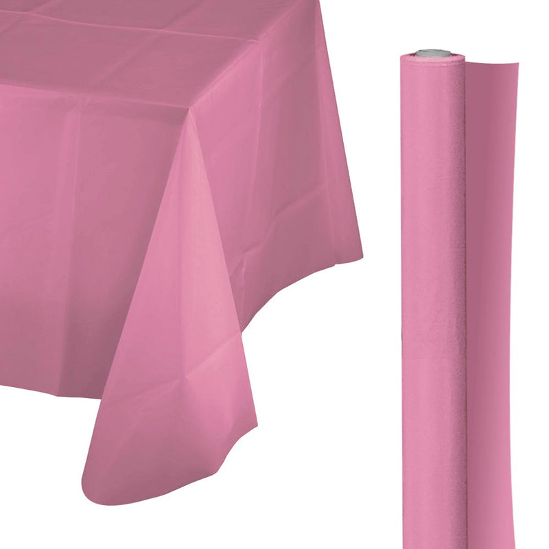 Plastic Tablecover Roll 40" x 100' Pink