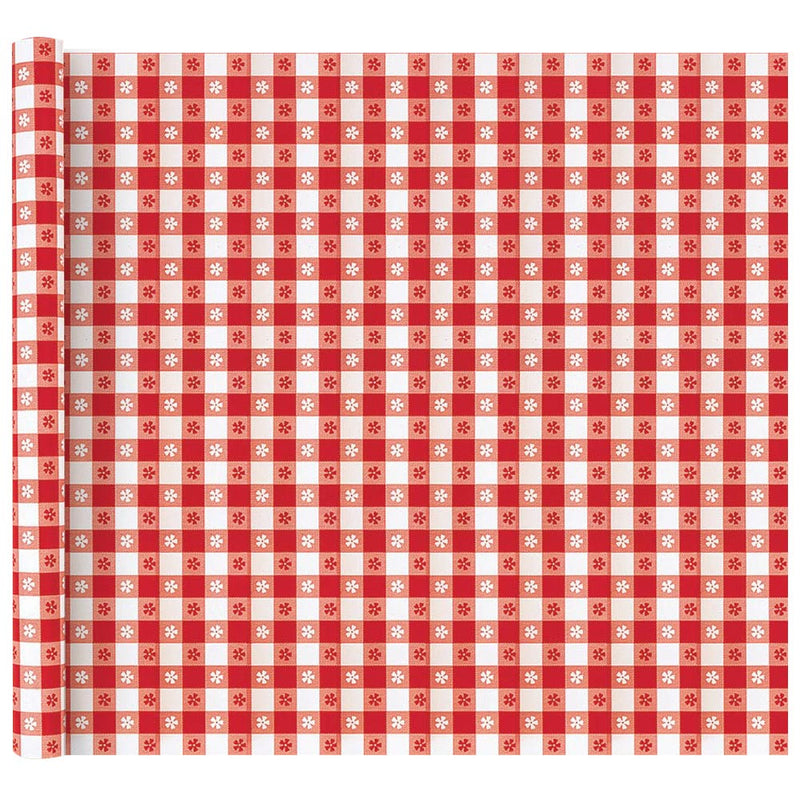 Tablecover Roll - Red Gingham 40" x 100'