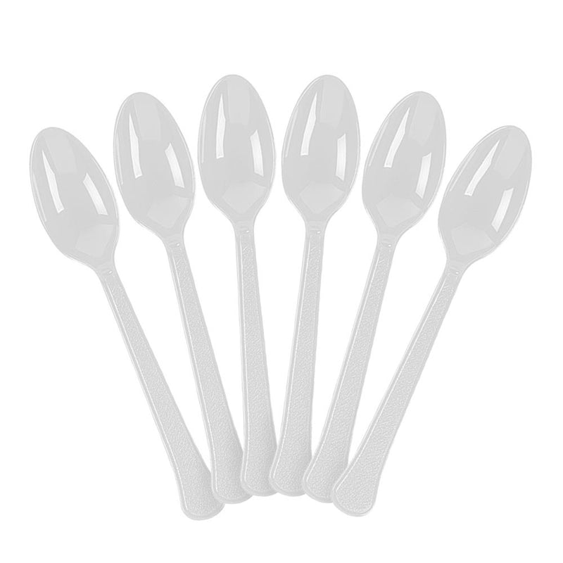Plastic Spoons - White (20 PACK)
