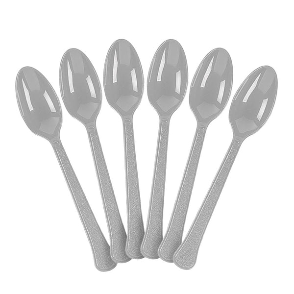 Plastic Spoons - Silver (20 PACK)