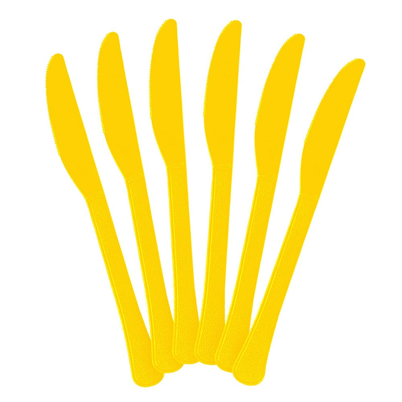 Plastic Knives - Yellow (20 PACK)