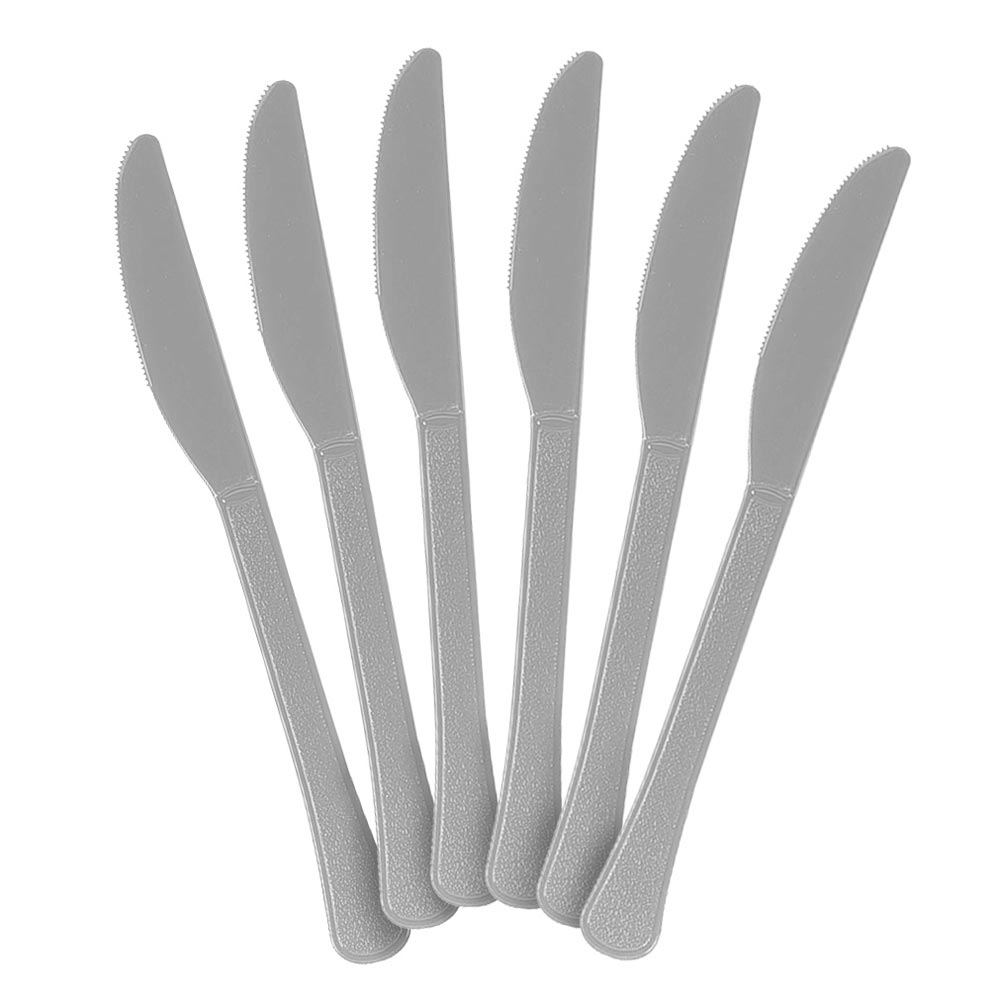 Plastic Knives Silver (20 PACK)