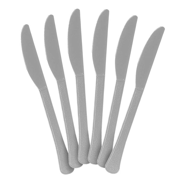 Plastic Knives - Silver (20 PACK)