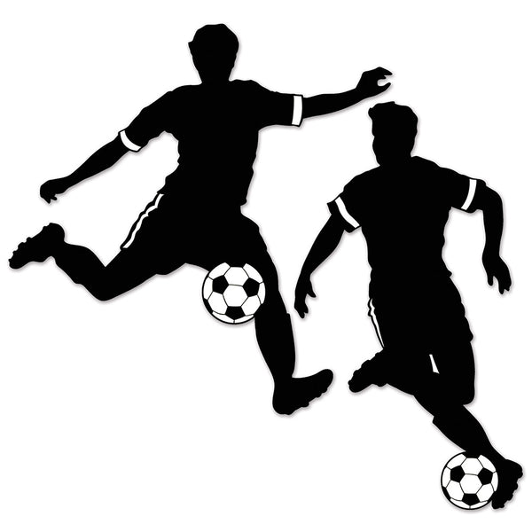 Soccer Silhouettes - Boy 27-1/2" - 28" (2 PACK)