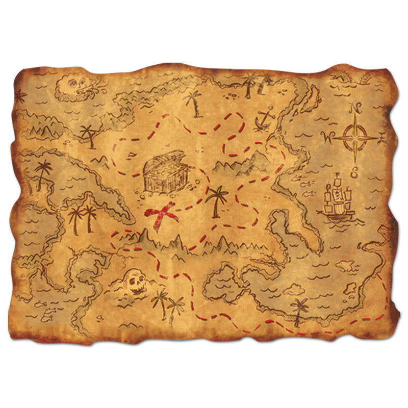 Pirate Treasure Map 12" x 18"