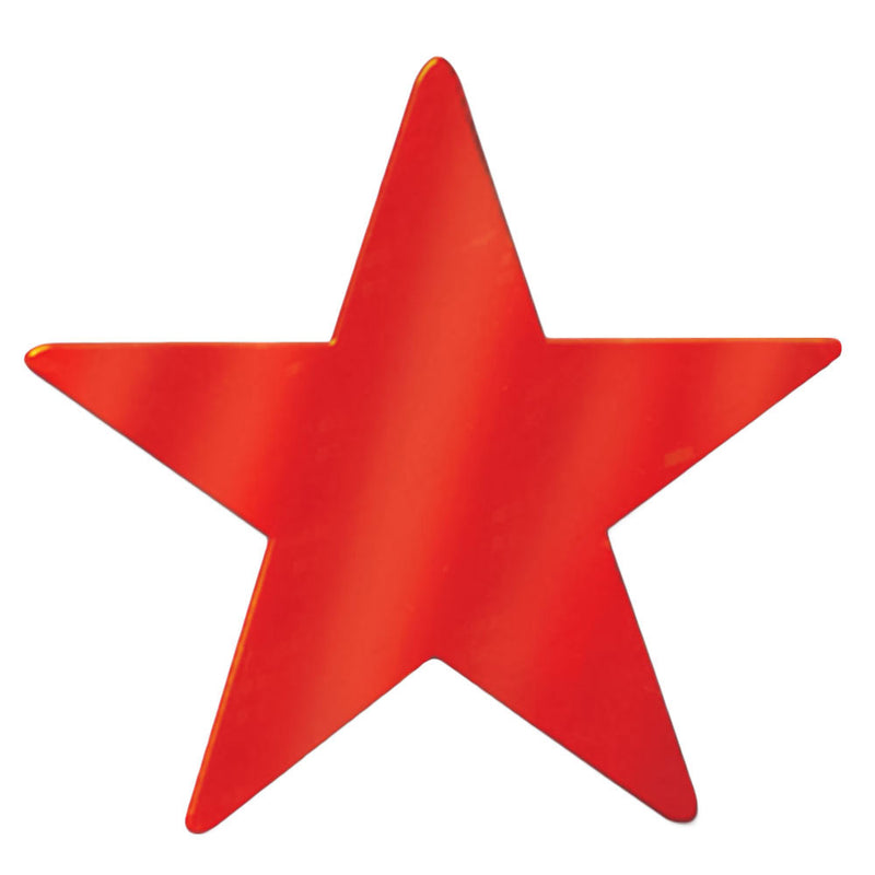 Foil Star Cutout - Red 15"