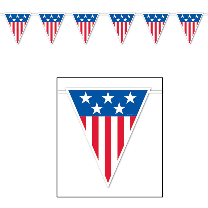 Pennant Banner - USA Giant 23" x 12'