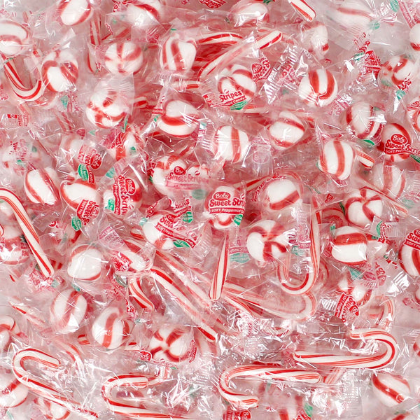 Holiday Candy Assortment - Peppermint Stripe (150 PACK)