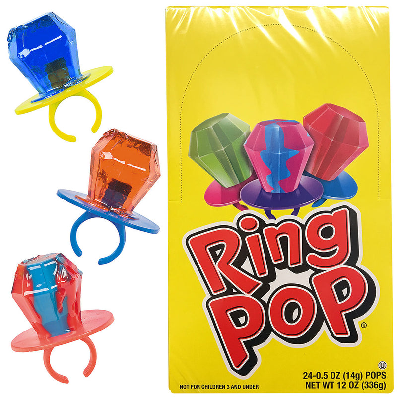 Ring Pop Lollipops (24 PACK)