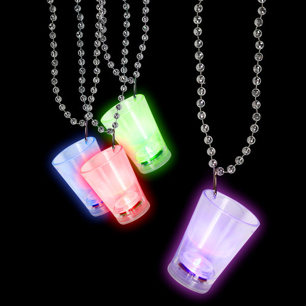 Light Up Color Change Shot Beads 34"
