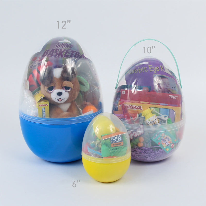 Filled Giant Plastic Easter Egg 12"