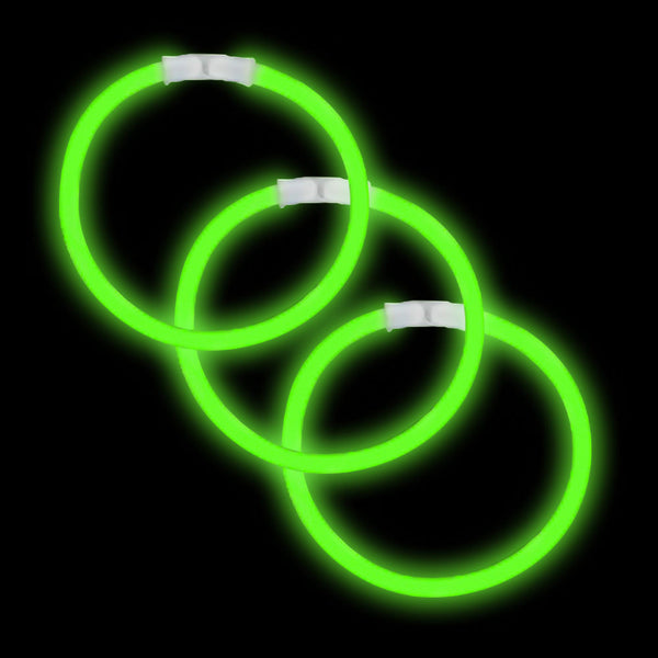 Glow Bracelets 8" Green (50 PACK)