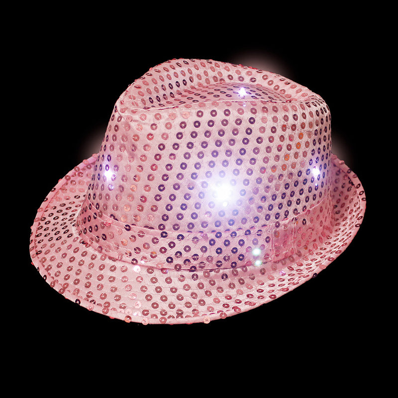 Light Up Fedora - Pink