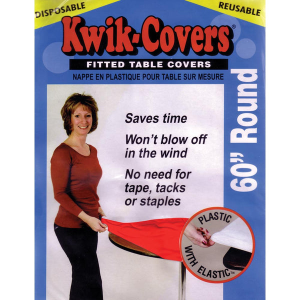 Kwik Cover - Red 60" Round