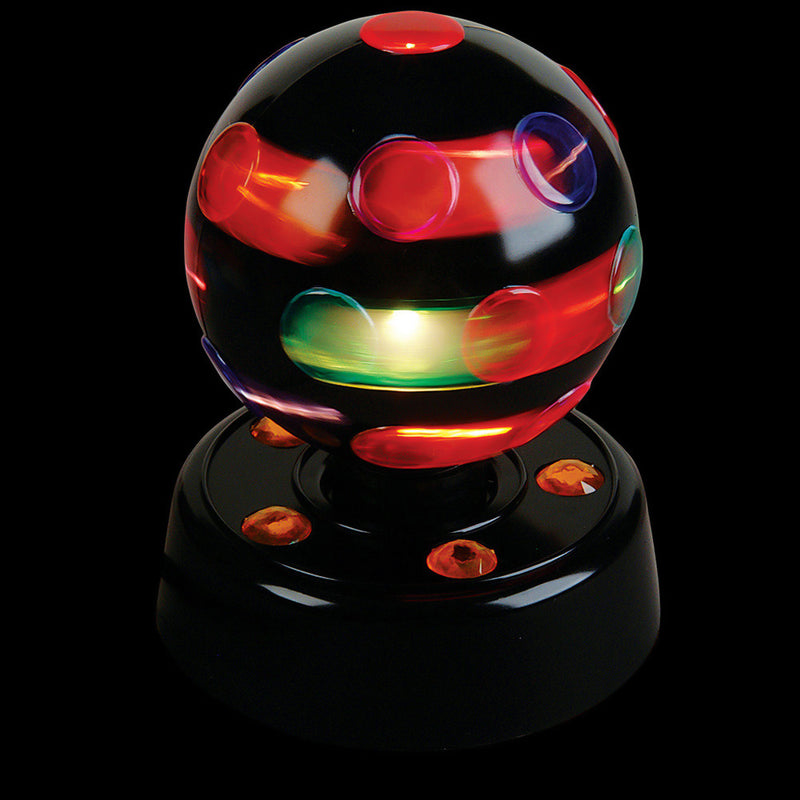 Light Up Rotating Disco Ball 7"