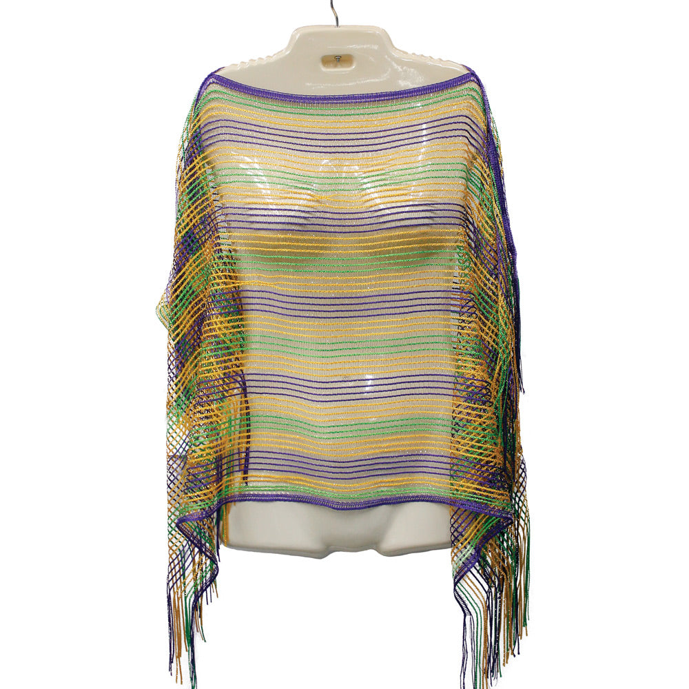 mardi gras shawl