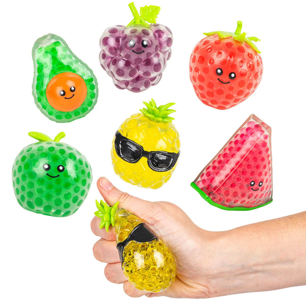 Squeezy Bead Fun Fruit 3" (DZ)