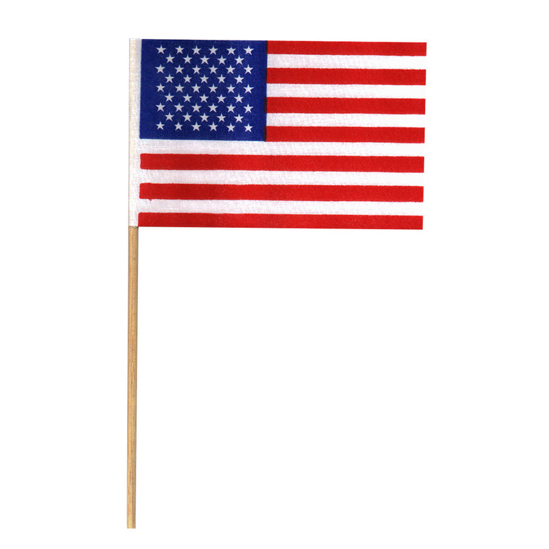 American Flag 4" x 6" Cloth USA Made (DZ)