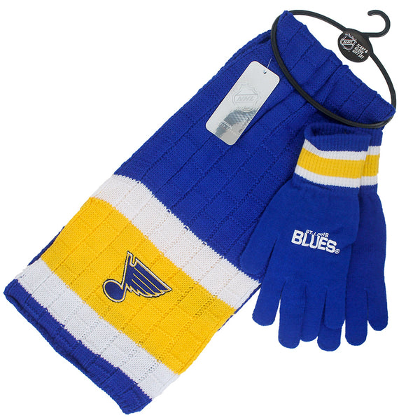 St. Louis Blues Scarf and Gloves Set