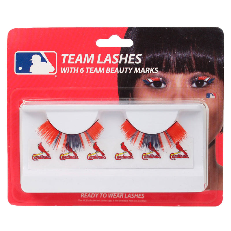 St. Louis Cardinals Eye Lashes & Beauty Marks