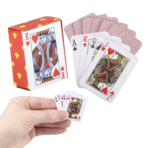 Mini Playing Cards 1-1/2" (48 PACK)