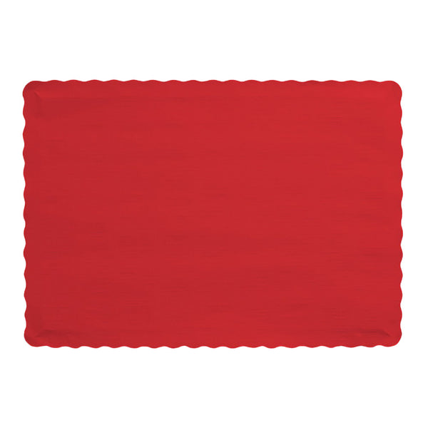 Placemat - Red Paper 10" x 14" (24 PACK)