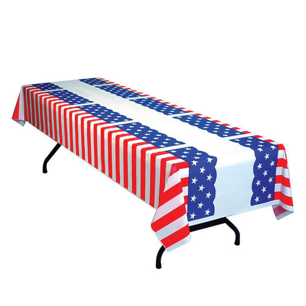 Table Cover - Stars & Stripes 54" x 108"