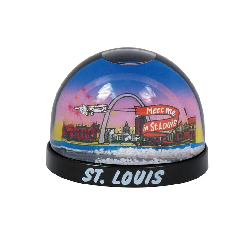 St. Louis Plastic 2-Layer Snow Globe