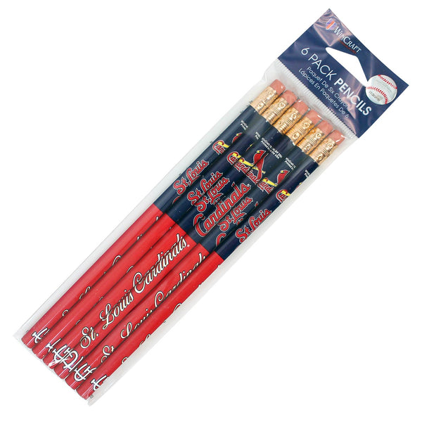 St. Louis Cardinals Pencils (6 PACK)