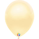 Funsational Pearl Ivory Latex Party Balloons 12" (12 PACK)